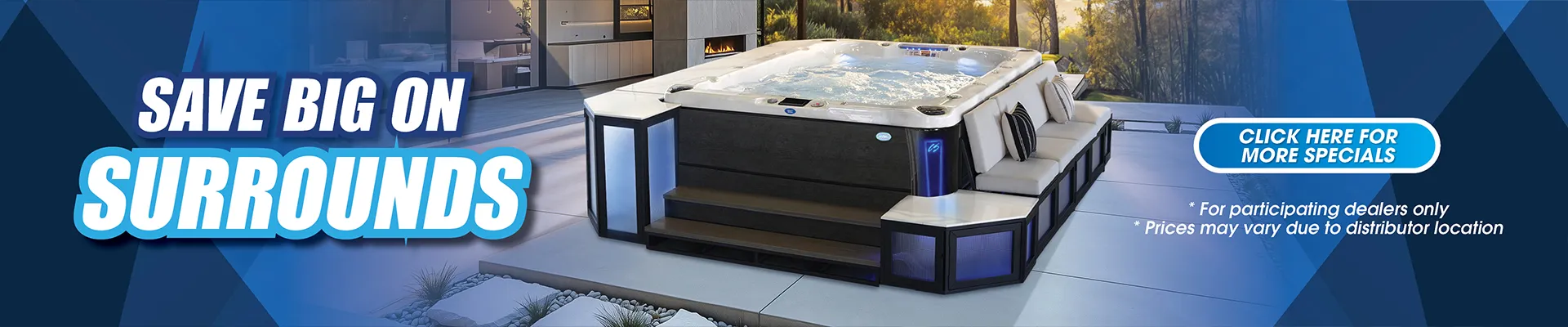 Calspas hot tub being used in a family setting - Arizona
