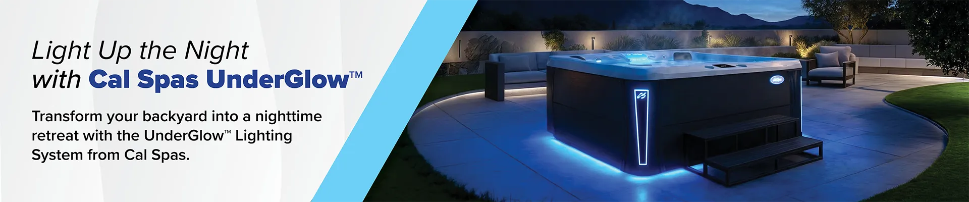 Calspas hot tub being used in a family setting - Arizona